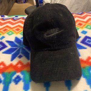 Black Nike Corduroy Hat